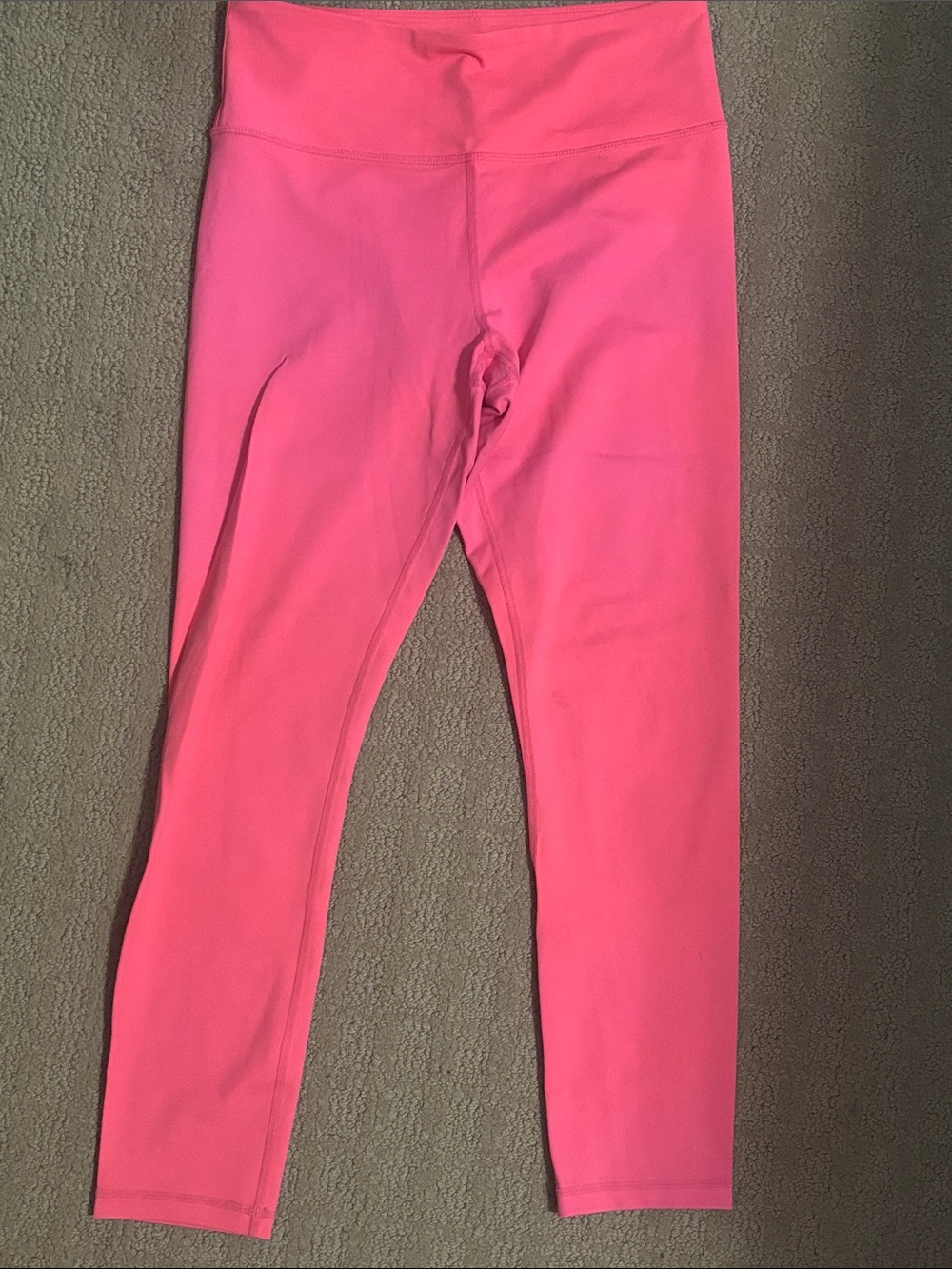 High-Rise Pink Performance Leggings for Women